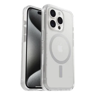 Cover Iphone 15 Pro Symmetry Magsafe Otterbox - Clear
